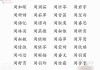 周姓宝宝怎么取名字好听