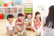 幼儿园求签问卦背景图，传统与现代的融合