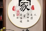 家庭房间挂什么字好——打造和谐家居环境的艺术选择