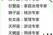 十二星座，人类的12个怪胎