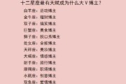十二星座中的佼佼者，揭秘哪个星座在十二最为厉害