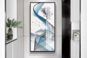 走廊背景画画解析，如何选择画作提升空间气场