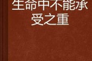 破碎，生命中不可承受的重量