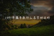 1991年羊生肖今年运势详解，机遇与并存，财运事业双丰收