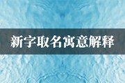 宝宝取名新字怎么取，寓意与选择指南