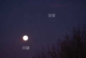 二月十六日，新月与福星的交汇