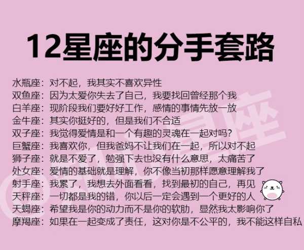 十二星座分手的原因解析，从性格不合到感情破裂的多面分析,十二星座,自我,星座,第1张