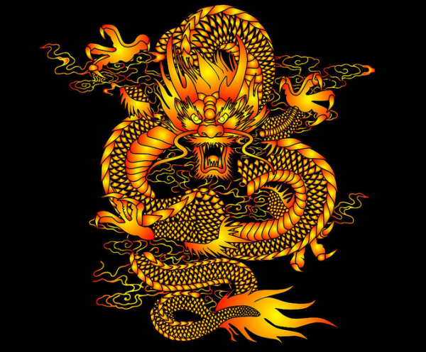 算命的龙配图，神秘的象征与文化内涵,象征,命运,事业,第1张