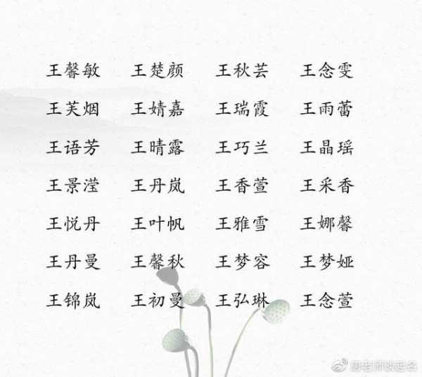 王姓女宝宝取名指南，传统与现代的结合,象征,传统与现代,宝宝取名,第1张
