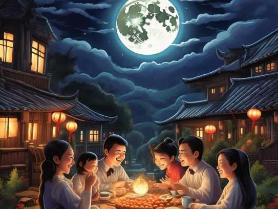 中秋吉时已至，天时地利人和,中秋吉时已至，天时地利人和,象征,吉时,时光,第1张