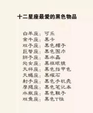 十二星座好物推荐，为每个星座带来的物品,象征,挑战,十二星座,第1张