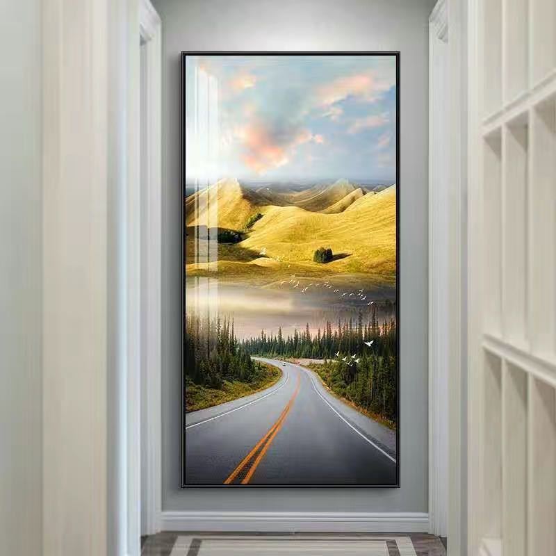 玄关画框,开启新生活!刚进门玄关画什么好,象征,事业,气场,第1张 玄关画框,开启新生活!刚进门玄关画什么好,象征,事业,气场,第1张