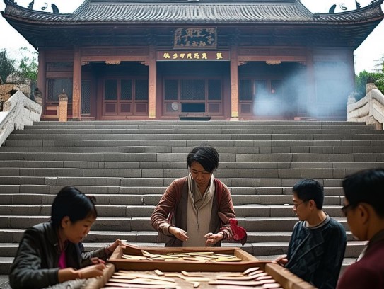宁波寺庙，求签的神秘与现实,宁波寺庙，求签的神秘与现实,象征,命运,挑战,第1张