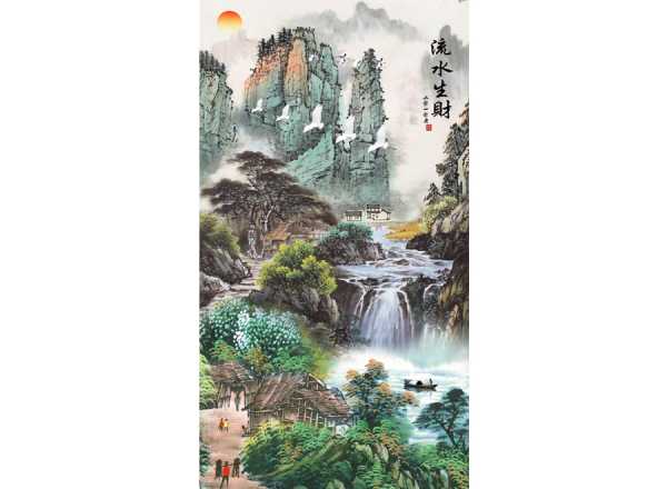 山水相映，古井的,气场,能量,风水,第1张