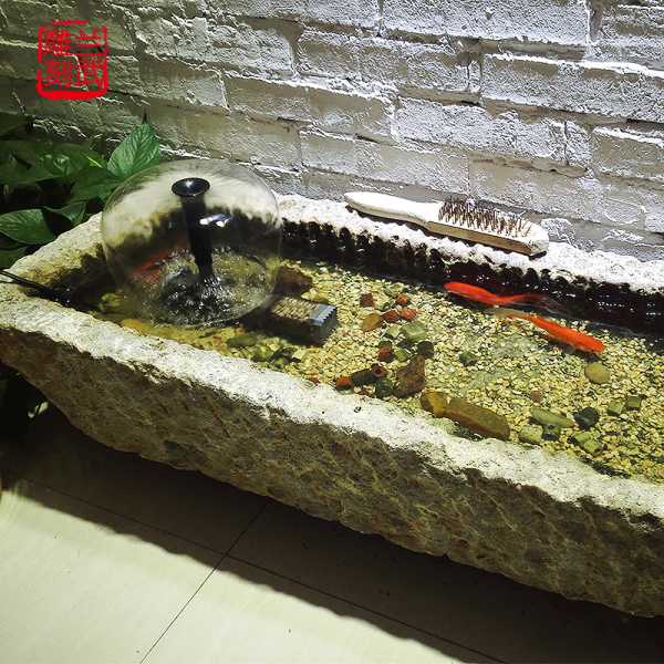 石槽鱼缸布局指南，挑选适宜物品，打造和谐家居氛围,象征,希望,风水,第1张